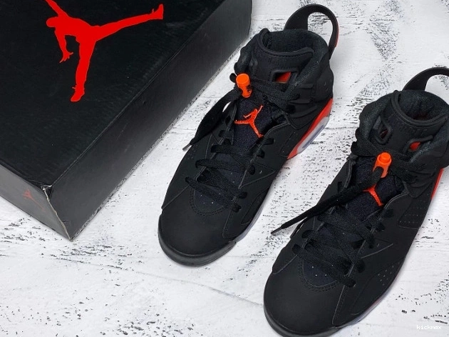 Rep MAX 6 Air Jordan Infrared OG Black 384664-060 Retro 0728